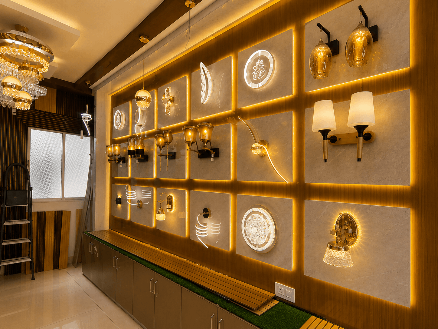 Lighting interior designs by Iqbal Interiors